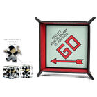 Gamers Guild AZ Fanroll Monopoly Dice Tray & Mr. Monopoly Dice Bundle ACD Distribution