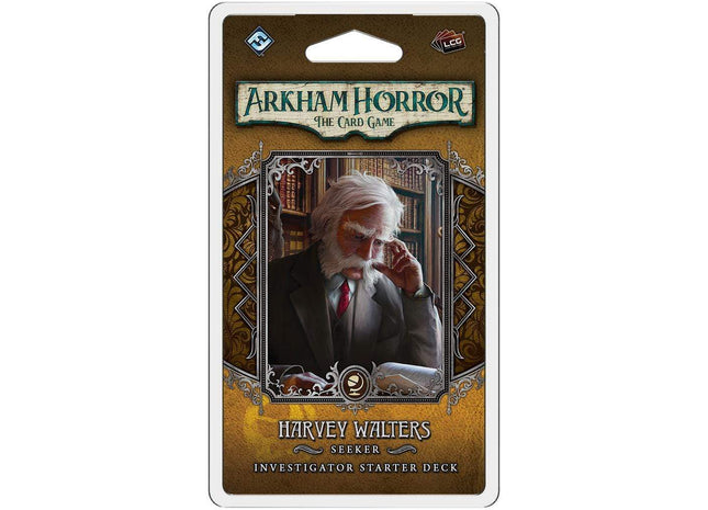 Gamers Guild AZ Fantasy Flight Games Arkham Horror The Card Game: Investigator Starter Deck - Harvey Walters Asmodee