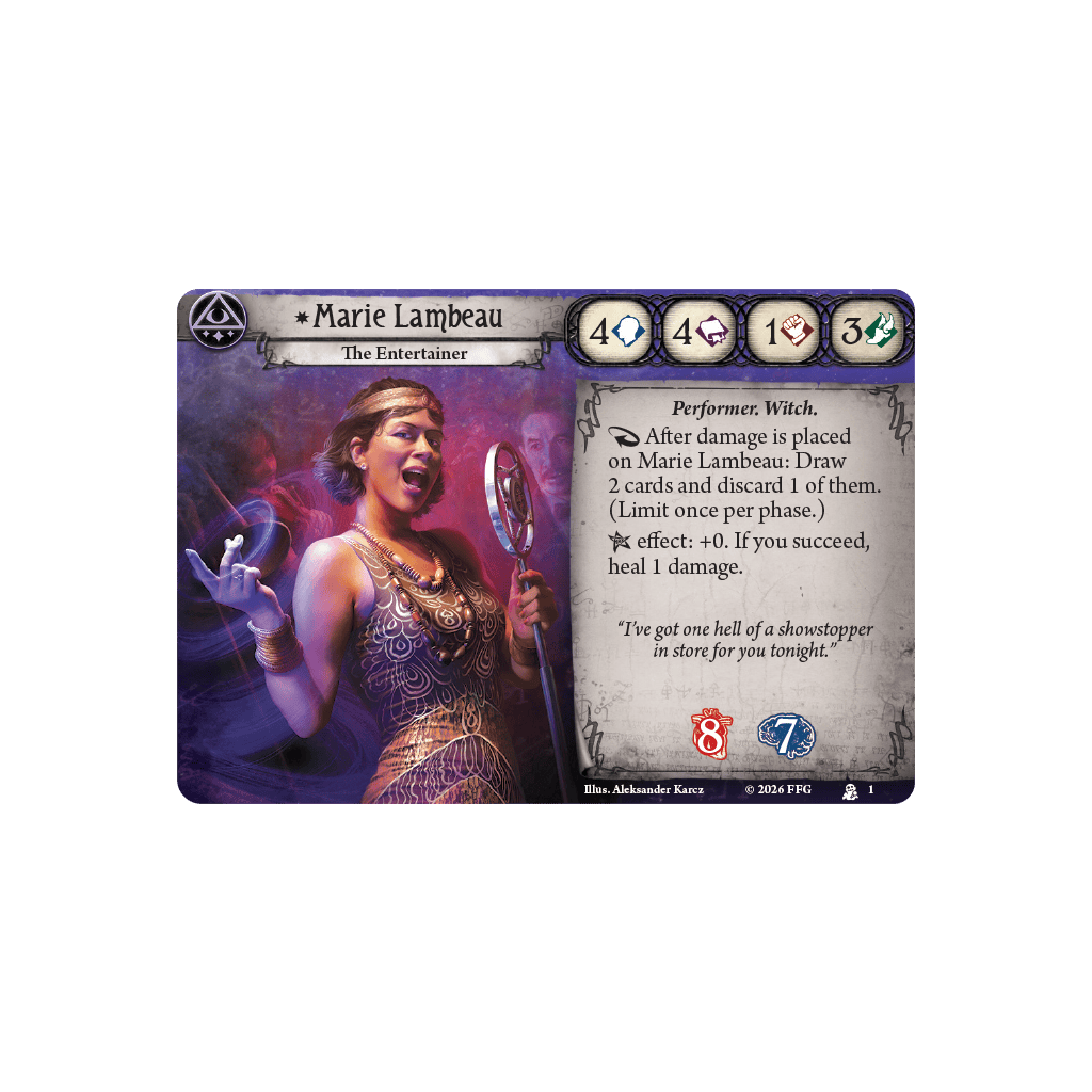 Arkham Horror: The Card Game - Marie Lambeau Investigator Deck Gamers Guild AZ Arkham Horror: The Card Game - Marie Lambeau Investigator Deck Gamers Guild AZ