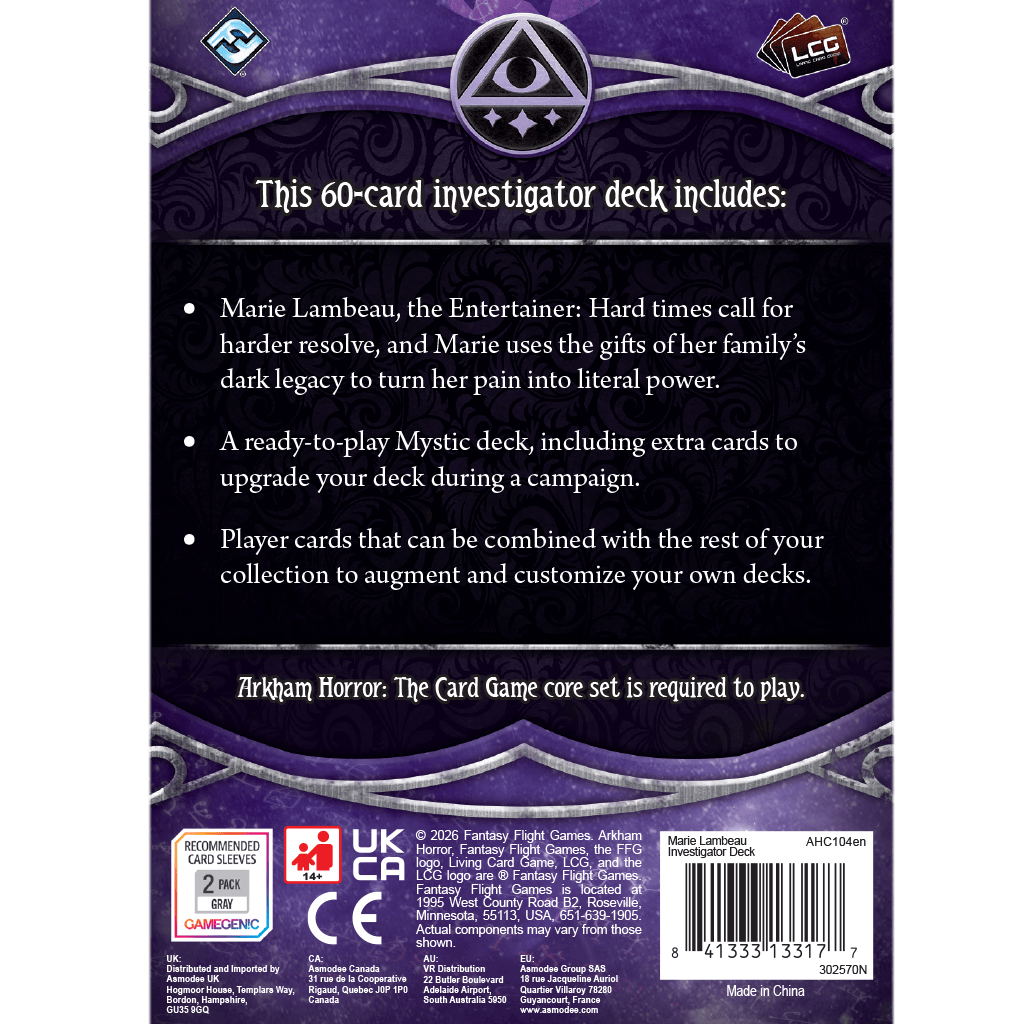 arkham horror card game decks Arkham Horror: The Card Game