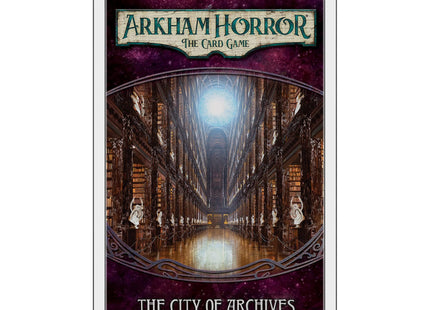 Gamers Guild AZ Fantasy Flight Games Arkham Horror The Card Game: Mythos Pack - The City of Archives Asmodee