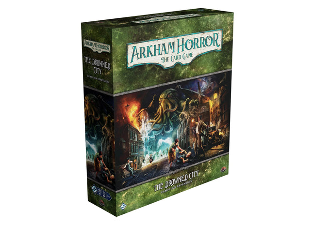 Gamers Guild AZ Fantasy Flight Games Arkham Horror: The Card Game â€“ The Drowned City Campaign Expansion (Pre-Order) Asmodee