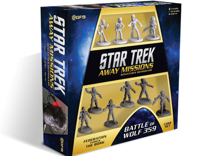 Gamers Guild AZ Flames of War Star Trek Away Missions: Federation VS Borg - Battle of Wolf 359 Core Set Battlefront Miniatures