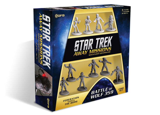 Gamers Guild AZ Flames of War Star Trek Away Missions: Federation VS Borg - Battle of Wolf 359 Core Set Battlefront Miniatures