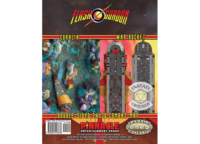 Gamers Guild AZ Flash Gordon Flash Gordon Combat Map: Coralia/War Rocket Studio 2