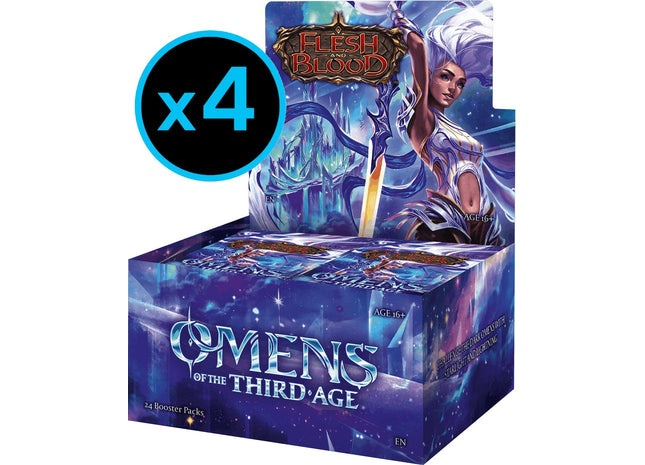Gamers Guild AZ Flesh and Blood Flesh and Blood TCG: Omens Of The Third Age Booster Display Case Southern Hobby