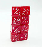 Gamers Guild AZ Foam Brain Games +1/+1 Pearl Red Dice Counters Foam Brain Games