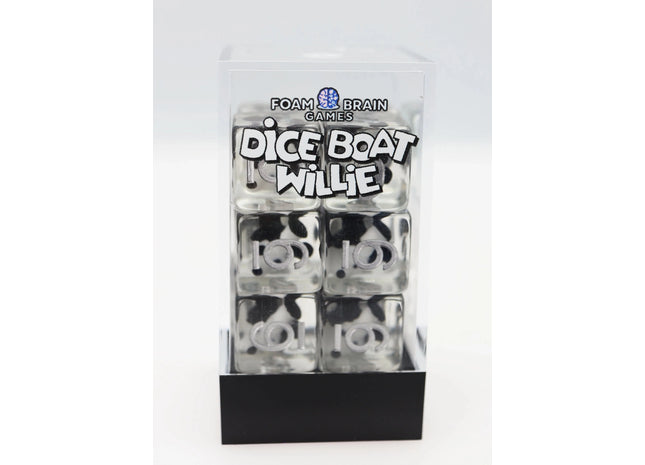 Gamers Guild AZ Foam Brain Games 12 piece D6s - Dice Boat Willie Mickey Foam Brain Games