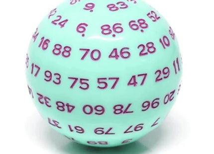 Gamers Guild AZ Foam Brain Games 45mm D100 - Mint Rose Foam Brain Games