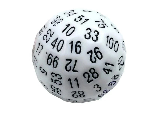 Gamers Guild AZ Foam Brain Games 45mm D100 - White Foam Brain Games