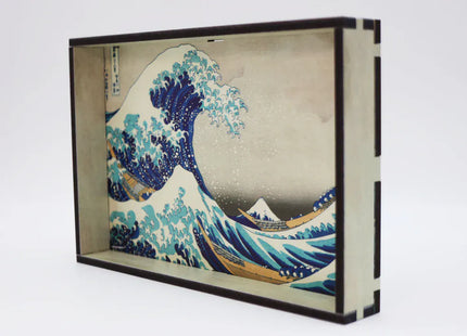 Gamers Guild AZ Foam Brain Games Chromatic Dice Tray - Great Wave off Kanagawa Foam Brain Games