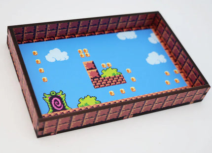 Gamers Guild AZ Foam Brain Games Chromatic Dice Tray - Pixel Platformer Foam Brain Games