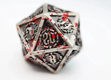 Gamers Guild AZ Foam Brain Games Crossed Swords: Vampiric Sword - Metal RPG Dice Set Foam Brain Games