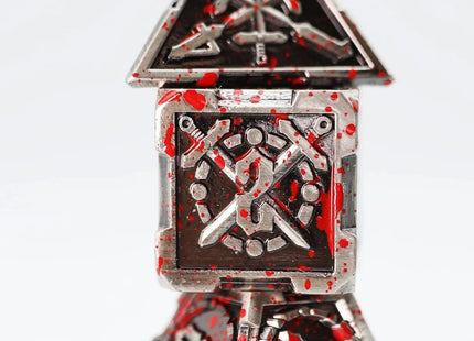 Gamers Guild AZ Foam Brain Games Crossed Swords: Vampiric Sword - Metal RPG Dice Set Foam Brain Games