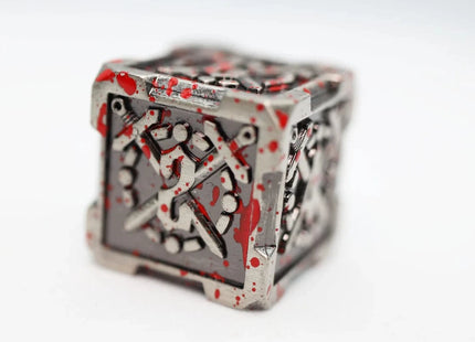 Gamers Guild AZ Foam Brain Games Crossed Swords: Vampiric Sword - Metal RPG Dice Set Foam Brain Games