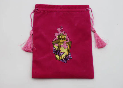 Gamers Guild AZ Foam Brain Games Dice Bag - Moonlit Lantern Pink Foam Brain Games