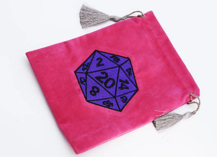 Gamers Guild AZ Foam Brain Games Dice Bag - Purple D20 Foam Brain Games