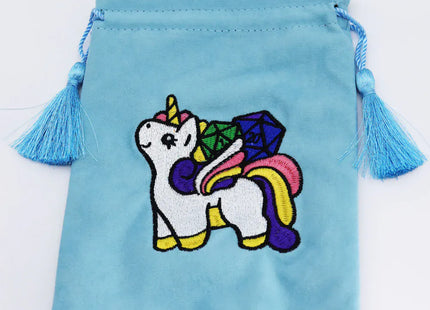 Gamers Guild AZ Foam Brain Games Dice Bag - Sparkles the Unicorn Foam Brain Games