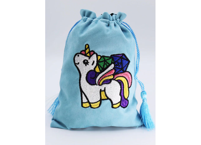 Gamers Guild AZ Foam Brain Games Dice Bag - Sparkles the Unicorn Foam Brain Games