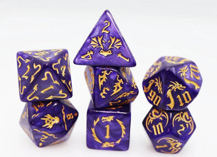 Gamers Guild AZ Foam Brain Games Drake's Flight: Enchanting RPG Dice Set Foam Brain Games