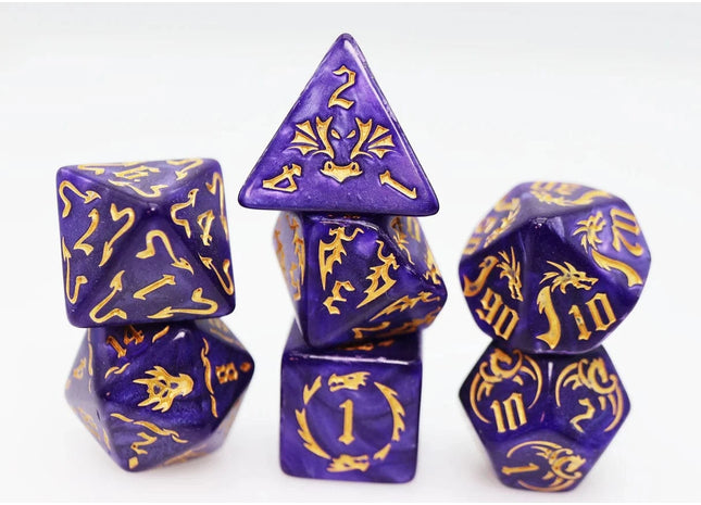 Gamers Guild AZ Foam Brain Games Drake's Flight: Enchanting RPG Dice Set Foam Brain Games