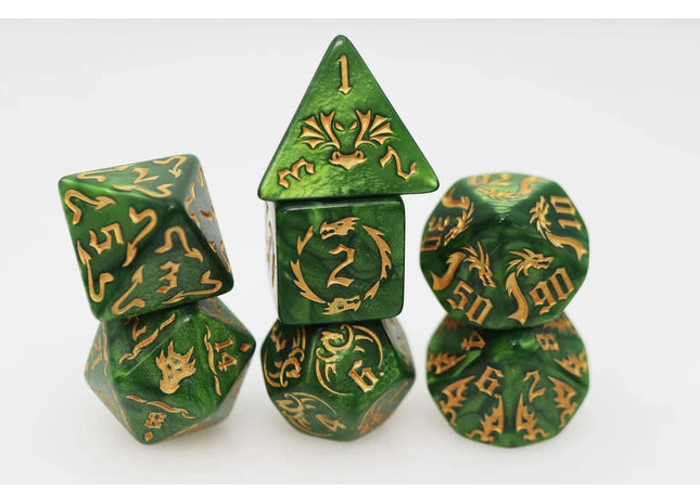Gamers Guild AZ Foam Brain Games Drake's Flight: Growth RPG Dice Set Foam Brain Games