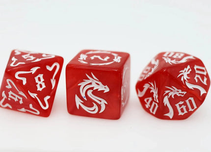 Gamers Guild AZ Foam Brain Games Drake's Flight: Inferno RPG Dice Set Foam Brain Games