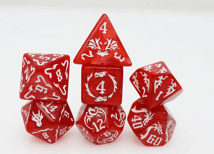Gamers Guild AZ Foam Brain Games Drake's Flight: Inferno RPG Dice Set Foam Brain Games