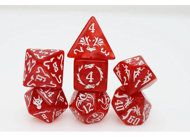 Gamers Guild AZ Foam Brain Games Drake's Flight: Inferno RPG Dice Set Foam Brain Games