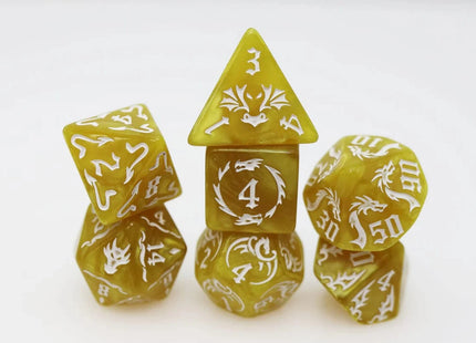Gamers Guild AZ Foam Brain Games Drake's Flight: Lightning RPG Dice Set Foam Brain Games
