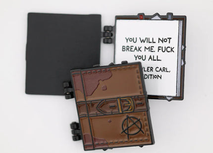 Gamers Guild AZ Foam Brain Games Dungeon Crawler Carl: Dungeon Anarchist's Cookbook Enamel Pin Foam Brain Games