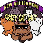 Gamers Guild AZ Foam Brain Games Dungeon Crawler Carl: New Achievement Crazy Cat Lady Enamel Pin  Foam Brain Games