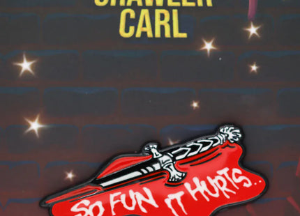 Gamers Guild AZ Foam Brain Games Dungeon Crawler Carl: So Fun It Hurts Enamel Pin Foam Brain Games