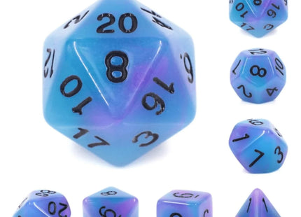 Gamers Guild AZ Foam Brain Games Glow in the Dark Supernova RPG Dice Set Foam Brain Games