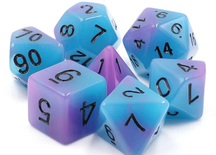 Gamers Guild AZ Foam Brain Games Glow in the Dark Supernova RPG Dice Set Foam Brain Games