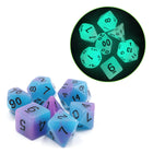 Gamers Guild AZ Foam Brain Games Glow in the Dark Supernova RPG Dice Set Foam Brain Games