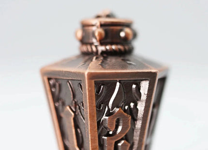 Gamers Guild AZ Foam Brain Games Moonlit Lantern: Coppered Flames - Metal RPG Dice Set Foam Brain Games
