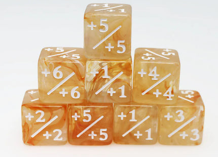 Gamers Guild AZ Foam Brain Games Orange & White +1/+1 Magic Counters Foam Brain Games