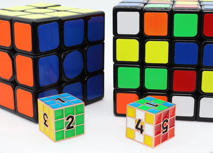 Gamers Guild AZ Foam Brain Games Puzzle Cube: Copper - Metal 8 piece Dice Set Foam Brain Games