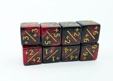 Gamers Guild AZ Foam Brain Games Red & Black +1/+1 Magic Counters Foam Brain Games