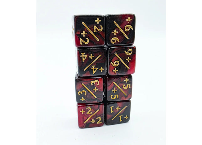Gamers Guild AZ Foam Brain Games Red & Black +1/+1 Magic Counters Foam Brain Games