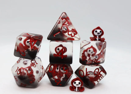 Gamers Guild AZ Foam Brain Games Red Reaper RPG Dice Set Foam Brain Games