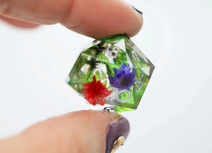 Gamers Guild AZ Foam Brain Games Sharp Edge Resin RPG Dice Set - Harmonious Buds Foam Brain Games