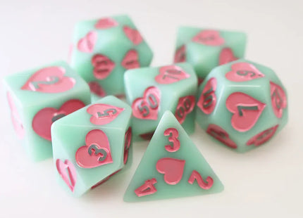 Gamers Guild AZ Foam Brain Games Sweet Love RPG Dice Set Foam Brain Games