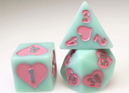 Gamers Guild AZ Foam Brain Games Sweet Love RPG Dice Set Foam Brain Games