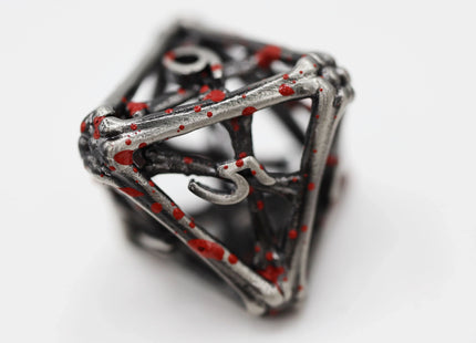 Gamers Guild AZ Foam Brain Games Vampire Bones - Hollow Metal RPG Dice Set Foam Brain Games