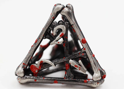 Gamers Guild AZ Foam Brain Games Vampire Bones - Hollow Metal RPG Dice Set Foam Brain Games