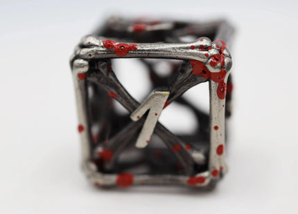 Gamers Guild AZ Foam Brain Games Vampire Bones - Hollow Metal RPG Dice Set Foam Brain Games