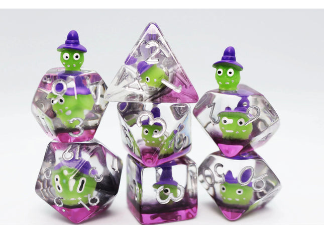 Gamers Guild AZ Foam Brain Games Wacky Witches RPG Dice Set (Pre-Order) Foam Brain Games