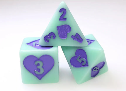 Gamers Guild AZ Foam Brain Games Young Love RPG Dice Set Foam Brain Games